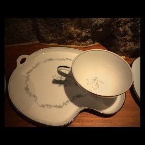 Serve tea and cake on Noritake china.